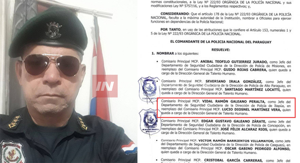 NUEVO DIRECTOR DE SEGURIDAD CIUDADANA EN ITAPÚA.