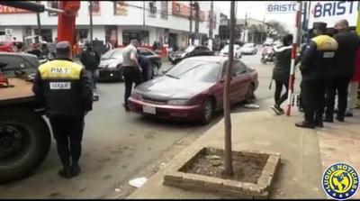 PMT de Luque multó y denunció a iracundo conductor •