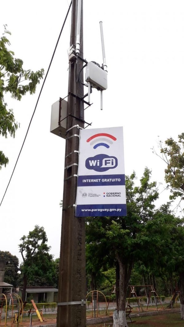MITIC: Instalan wifi gratuito en una plaza de Canindeyú, que beneficiará a 8.000 pobladores