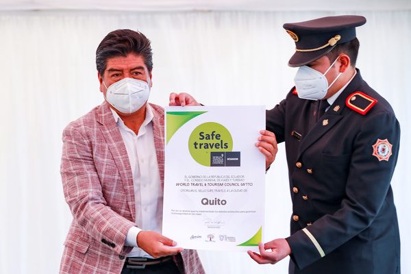 La capital de Ecuador recibe el sello internacional de «Safe travel» - MarketData