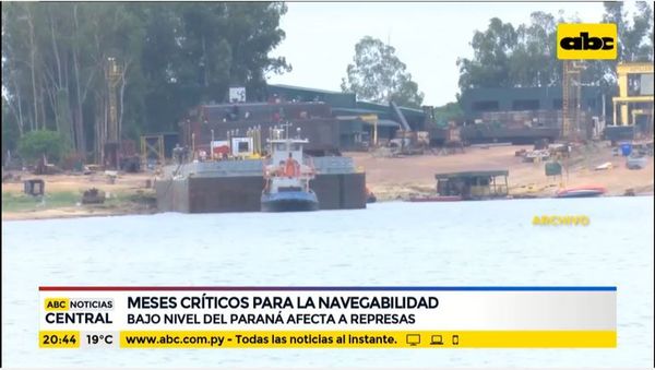 Meses críticos para navegabilidad - ABC Noticias - ABC Color