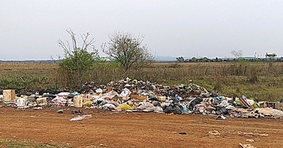 La Nación / Comprueban vertedero clandestino con residuos sólidos en Caazapá