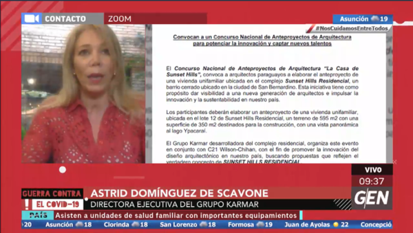 HOY / Astrid Domínguez, directora ejecutiva del Grupo Karmar, sobre el concurso nacional de anteproyectos de arquitectura
