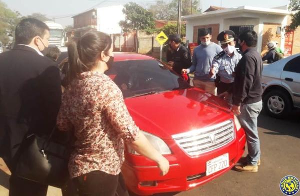 Aparatoso y sospechoso secuestro de vehículo en Luque •
