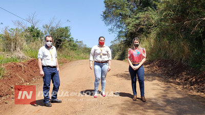 OBRAS DE PROGRESO PARA SAN JUAN DEL PNÁ: EQUIPO DE MOPC RECORRE CON LA INTENDENTE VELAZQUEZ.