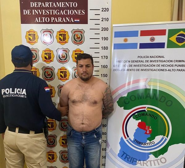 Detienen a un hombre buscado por la justicia brasilera