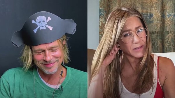 Crónica / Hubo jegusta'i virtual entre Jennifer Aniston y Brad Pitt