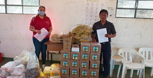 MDS entregó cerca de 5.500 kilos de alimentos a comedores de comunidades indígenas - Noticiero Paraguay