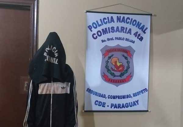 Detienen a precoz delincuente con varios antecedentes
