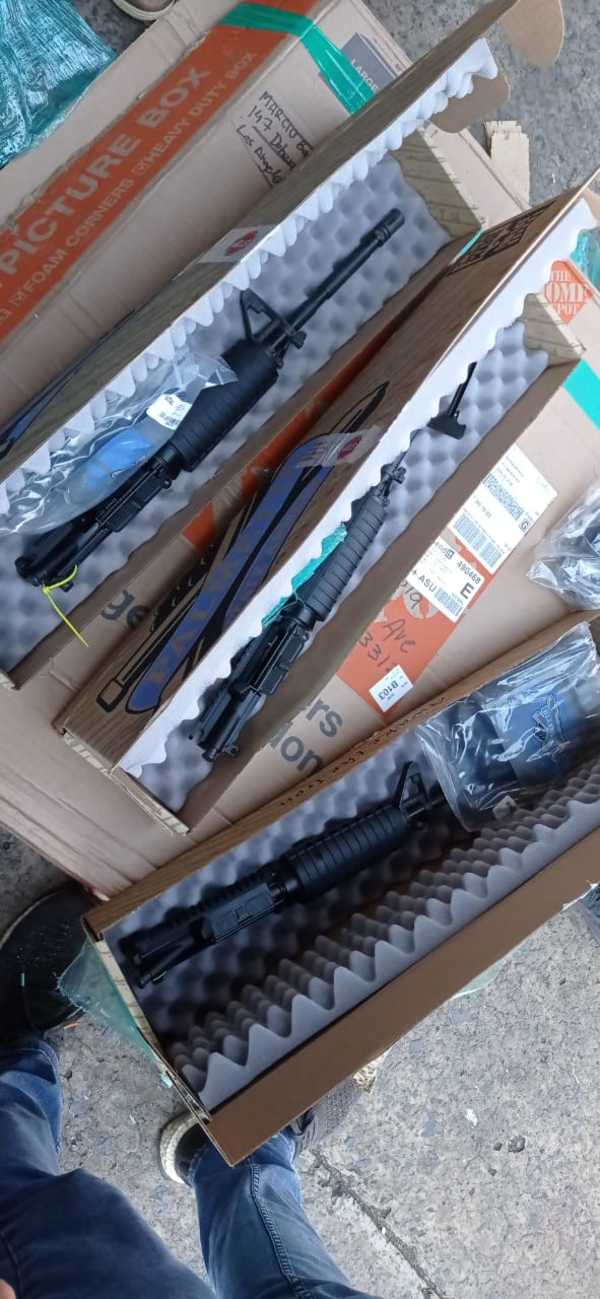 Incautaron armas que pretendían ser ingresadas de forma ilegal en el Aeropuerto Silvio Pettirossi - Megacadena — Últimas Noticias de Paraguay