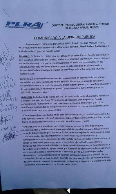 Concejales se habrían confabulado para aprobar rendición de Carlos Medina – Prensa 5