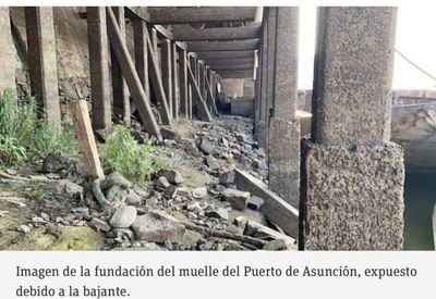 La peor bajante del río Paraguay en 50 años