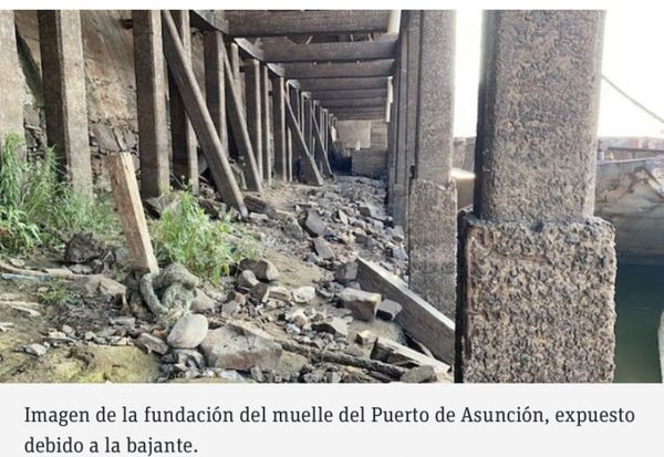 La peor bajante del río Paraguay en 50 años