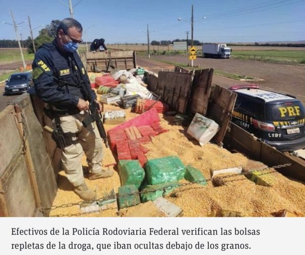 Confiscan 12 ton. de droga paraguaya