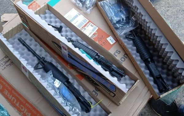 Confiscan armas de largo alcance traídas ilegalmente