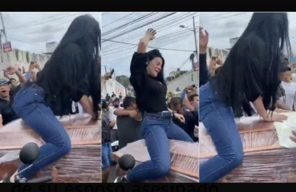 Perreo mortal: una viuda hace twerking sobre el ataud de su marido asesinado