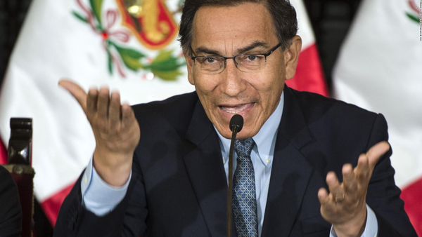 Congreso de Perú no aprueba la destitución de Martín Vizcarra