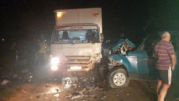Accidente de tránsito deja un fallecido en Santa Rosa del Aguaray - Noticiero Paraguay
