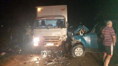 Grave accidente de tránsito deja un fallecido en Santa Rosa del Aguaray