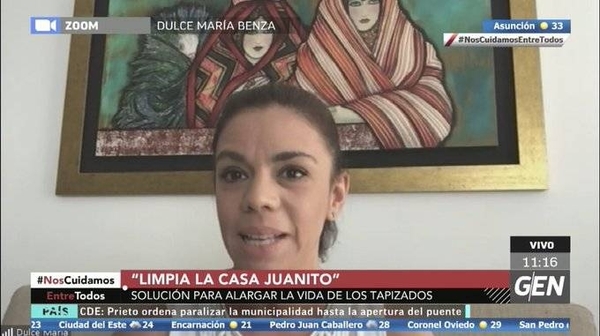 HOY / Dulce María Benza, sobre el servicio “Limpia la casa Juanito”, una solución para alargar la vida de los tapizados