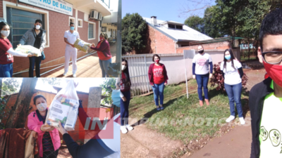 ESTUDIANTES UNAE COLONIAS UNIDAS CELEBRAN LA PRIMAVERA CON SOLIDARIDAD
