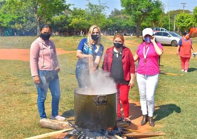 Fiesta patronal en Villarrica con olla popular - Nacionales - ABC Color