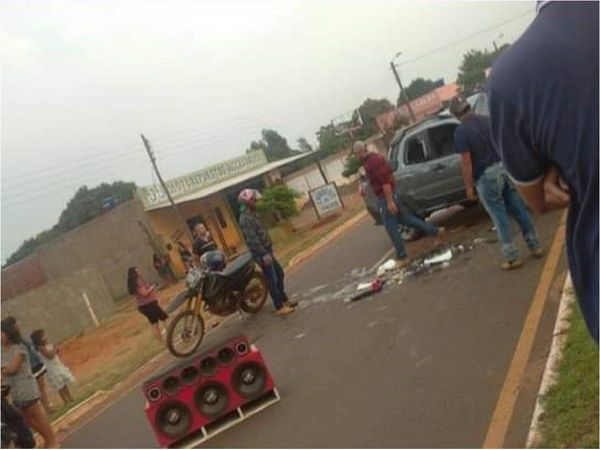 Adolescente de 17 años protagoniza grave accidente en Capitán Bado