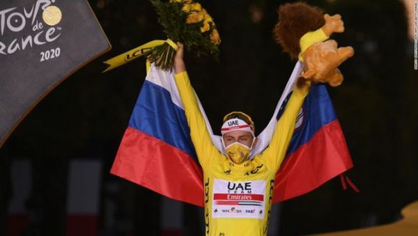 Tadej Pogacar gana el Tour de Francia y hace historia para Eslovenia