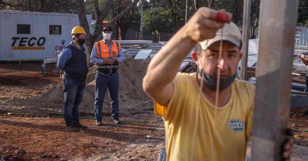 COVID-19: avanzan obras de pabellón de contingencia en Acosta Ñu