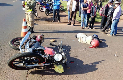 Motociclista muere al chocar contra vehículo en HERNANDARIAS
