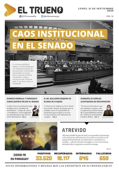 E-paper 18 de Septiembre 2020 - El Trueno
