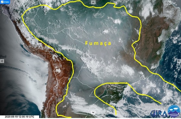 Quemadas en AMAZONIA y PANTANAL cubre de HUMO al Paraguay