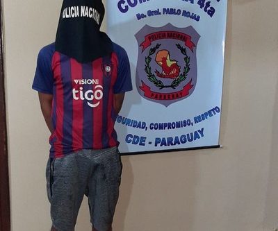 Apresan a presunto ladrón de motocicleta