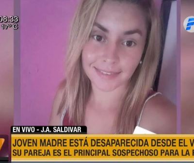 Reportan desaparición de joven y su pareja sería el principal sospechoso