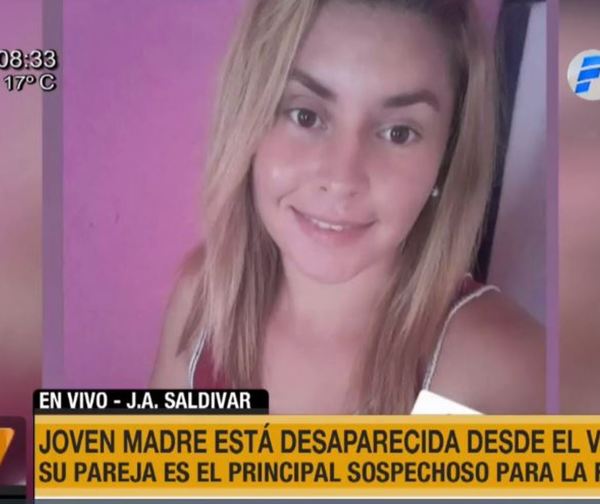 Reportan desaparición de joven y su pareja sería el principal sospechoso