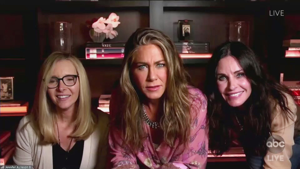 La mini reunión de Friends en los Emmys