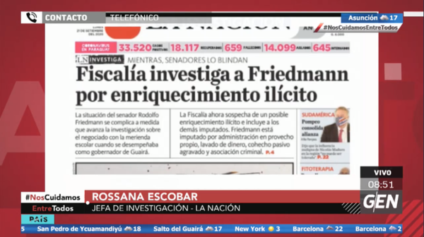 HOY / Rossana Escobar, sobre el caso Rodolfo Friedmann