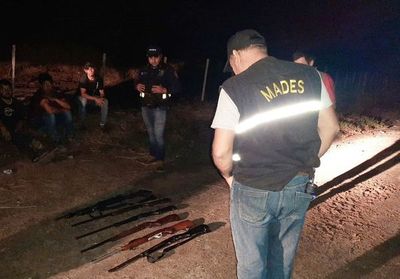 Mades sorprende a cazadores furtivos que tenían rifles y escopetas - Nacionales - ABC Color