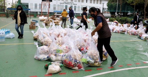 La Nación / Comunidades educativas entregan mañana 80 mil kilos de víveres recolectados