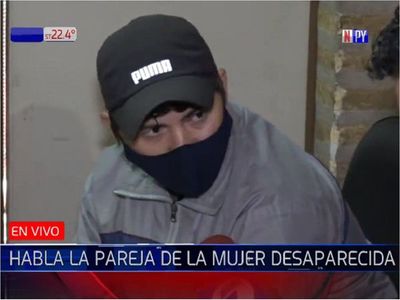 Pareja de joven desaparecida niega tener implicancia en el caso