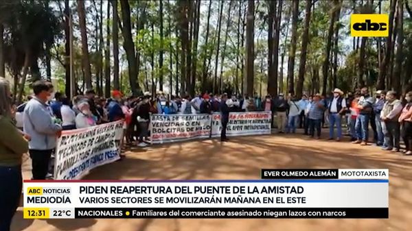 CDE gotyo, ojerúre Puente de la Amistad reapertura - ABC Noticias - ABC Color