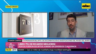 Presentaron el “Libro 713” de Ricardo Migliorisi - Ensiestados - ABC Color