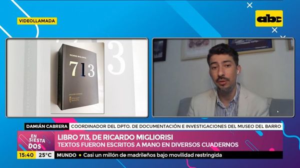 Presentaron el “Libro 713” de Ricardo Migliorisi - Ensiestados - ABC Color