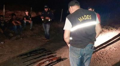 Sorprenden a cazadores de animales silvestres con armas de distintos calibres