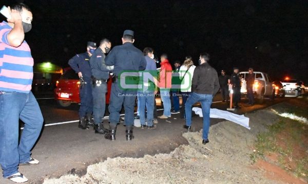 Anciano de 74 años muere atropellado por automóvil en Caaguazú
