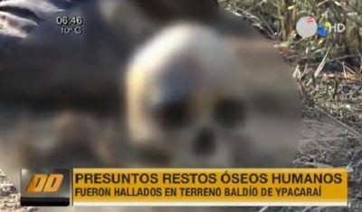 Buscador de tesoros halla restos óseos
