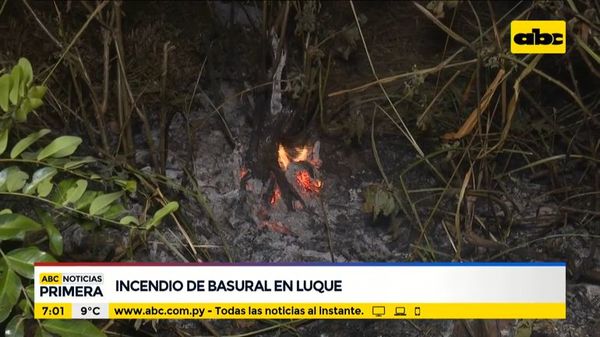 Incendio en basural de Luque - ABC Noticias - ABC Color