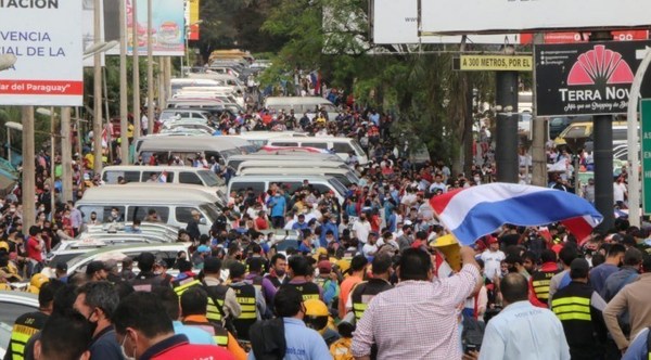 Manifestación en el Este: exigen la reapertura total del Puente de la Amistad