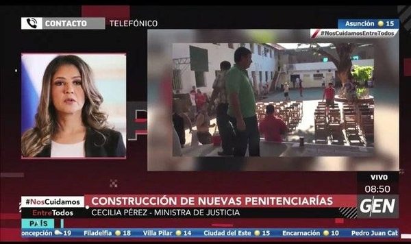 HOY / Cecilia Pérez, ministra de Justicia, sobre construcción de nuevas penitenciarías