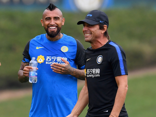 Arturo Vidal ya entrena como jugador del Inter